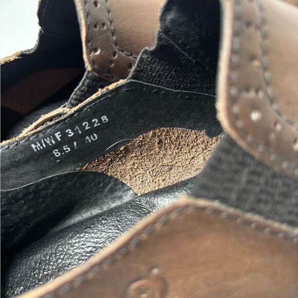 Women’s Born Brown Leather Slip-On Shoes - Picture 7 of 7